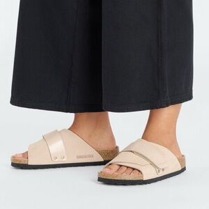Birkenstock Kyoto Sandal in Nubuck Leather | Size 39